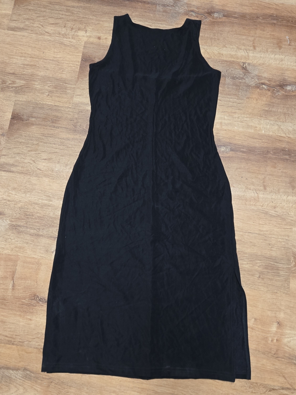 🇺🇸 Vintage InG International Newport Group Large Sleeveless Black Midi Dress